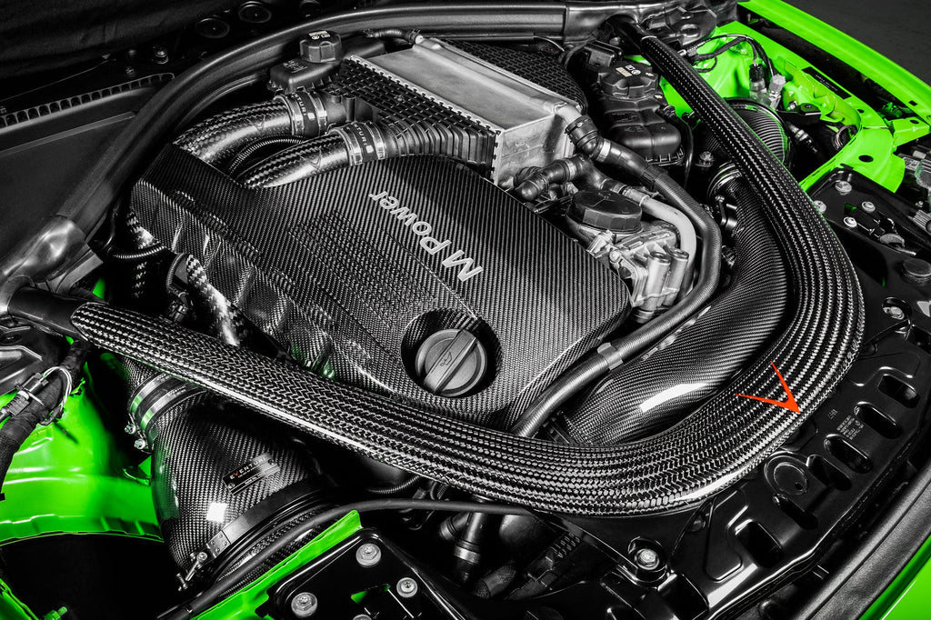 Eventuri Matte Carbon Fiber Charge Pipe Set - BMW M2 Competition & CS / M3 & M4 (F8x) 2015-2021
