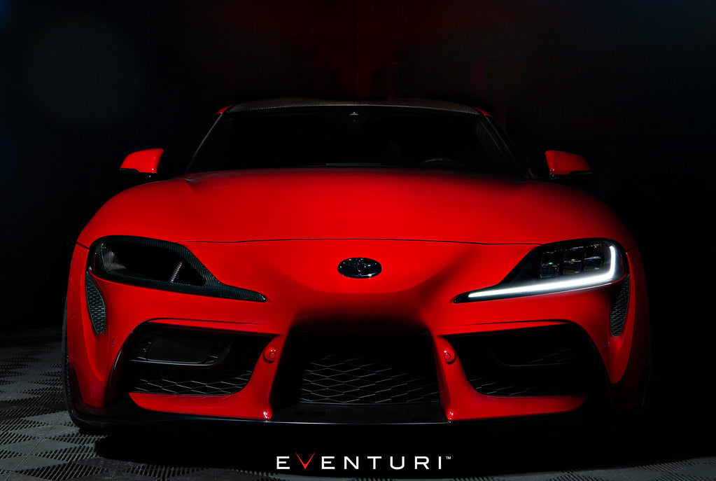 Eventuri Carbon Fiber Headlamp Race Duct - Toyota GR Supra (A9x) 2020-2026