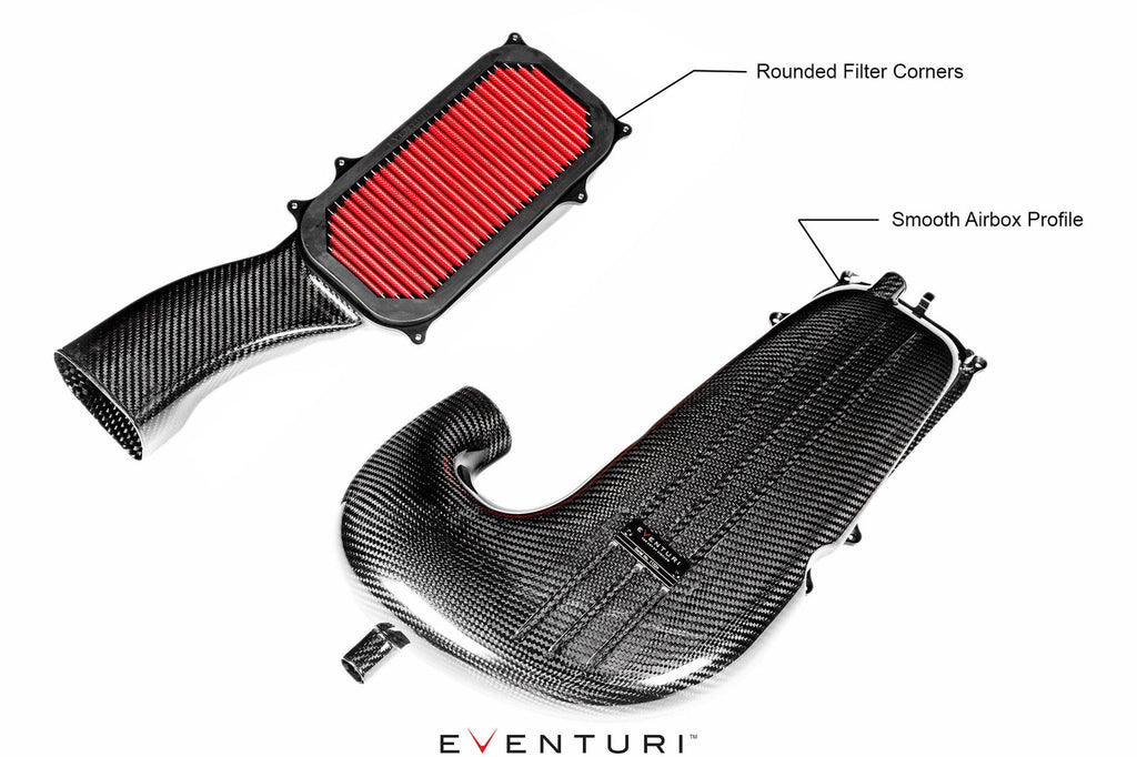 Eventuri Black Carbon Fiber Intake V2 - Mercedes C63 / C63 S (W205) 2015-2023