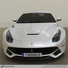 Load image into Gallery viewer, Carbonio No-Drill Front License Plate Mount - Ferrari F12 2012-2017