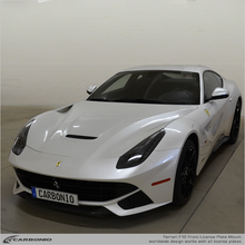 Load image into Gallery viewer, Carbonio No-Drill Front License Plate Mount - Ferrari F12 2012-2017