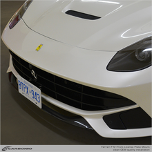 Load image into Gallery viewer, Carbonio No-Drill Front License Plate Mount - Ferrari F12 2012-2017