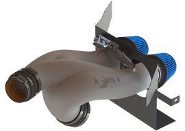 Injen Cement Grey Power-Flow Air Intake System - Ford F150 2015-2025 / Ford Expedition 2018-2024 (+Multiple Fitments)