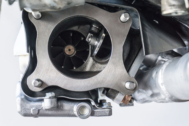Forced Performance Blue BB 58mm Turbo LOPE (Black Housing; Internal 18Psi Tial MVI WG) - Subaru WRX 2015-2021