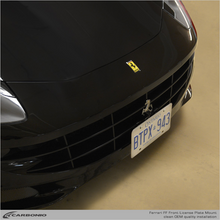 Load image into Gallery viewer, Carbonio No-Drill Front License Plate Mount - Ferrari FF &amp; GTC4 Lusso 2011-2021