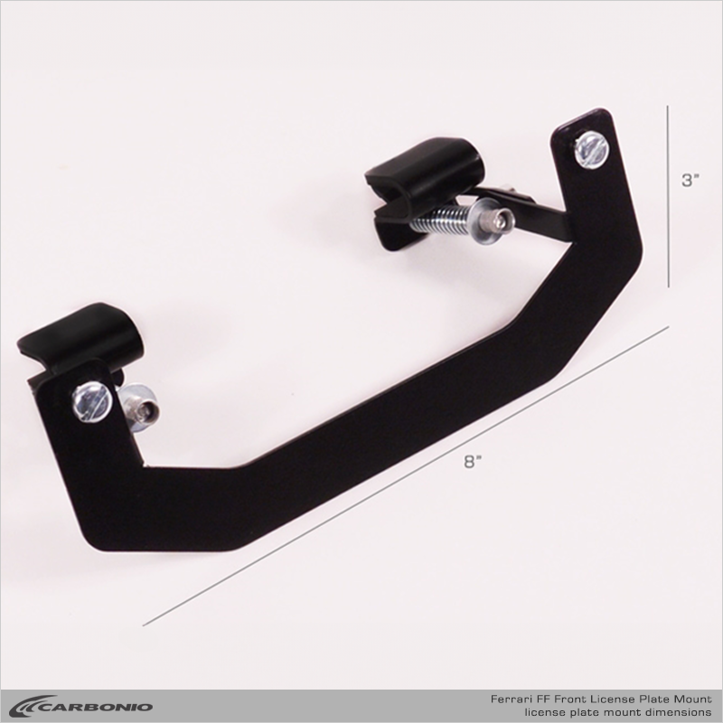 Carbonio No-Drill Front License Plate Mount - Ferrari FF & GTC4 Lusso 2011-2021