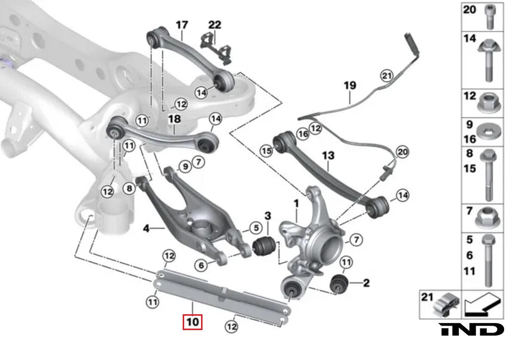 Fall-Line Motorsports Billet Aluminum Rear Trailing Arm Set - BMW M3 (E9x) 2008-2013