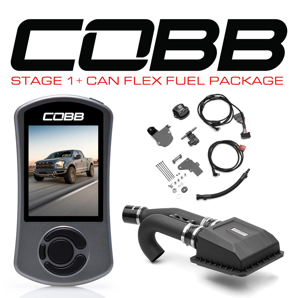 Cobb Stage 1+ CAN Flex Fuel Power Package - Ford F-150 Ecoboost Raptor 2017-2020