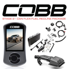 Load image into Gallery viewer, Cobb Stage 2+ CAN Flex Fuel Redline Carbon Fiber Power Package w/TCM - Ford F-150 Ecoboost Raptor 2017-2020