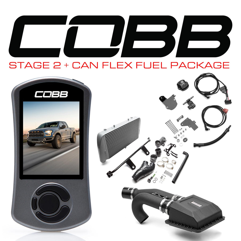 Cobb Stage 2+ CAN Flex Fuel Power Package - Ford F-150 Ecoboost Raptor 2017-2020