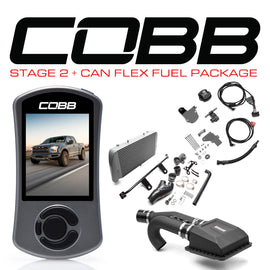 Cobb Stage 2+ CAN Flex Fuel Power Package w/TCM - Ford F-150 Ecoboost Raptor 2017-2020