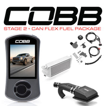 Load image into Gallery viewer, Cobb Stage 2+ CAN Flex Fuel Power Package (OE Location Silver I/C) w/TCM - Ford F-150 Ecoboost Raptor 2017-2020