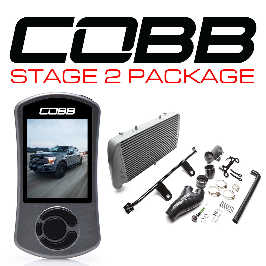 Cobb Stage 2 Power Package w/ TCM (Silver; No Intake) - Ford F-150 EcoBoost 3.5L 2017-2019