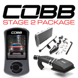 Cobb Stage 2 Power Package w/ Silver FMIC & HCT Intake - Ford F-150 Raptor 2021-2022