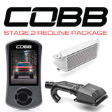 COBB Stage 2 Redline Carbon Fiber Intake Power Package (Silver Factory Location Intercooler) - Ford F-150 Raptor 2021-2023