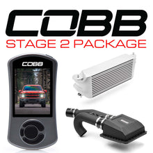 Load image into Gallery viewer, COBB Stage 2 Power Package (Silver Factory Location Intercooler w/ HCT Intake) - Ford F-150 Raptor 2021-2023