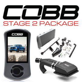 COBB Stage 2 Power Package (Silver FMIC w/ HCT Intake) - Ford F-150 Tremor 2021-2022