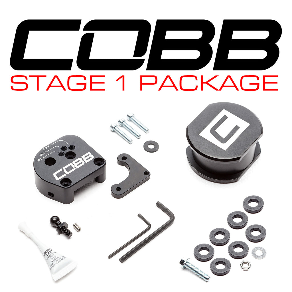 Cobb Stage 1 Drivetrain Package (Exterior) - Ford Focus ST 2013-2018 / Focus RS 2016-2018