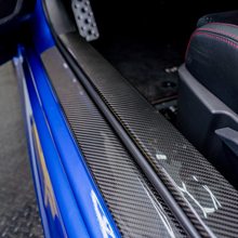 Load image into Gallery viewer, JDMuscle Tanso Carbon Fiber Inner Door Sill Covers - Subaru BRZ / Toyota GR86 2022+