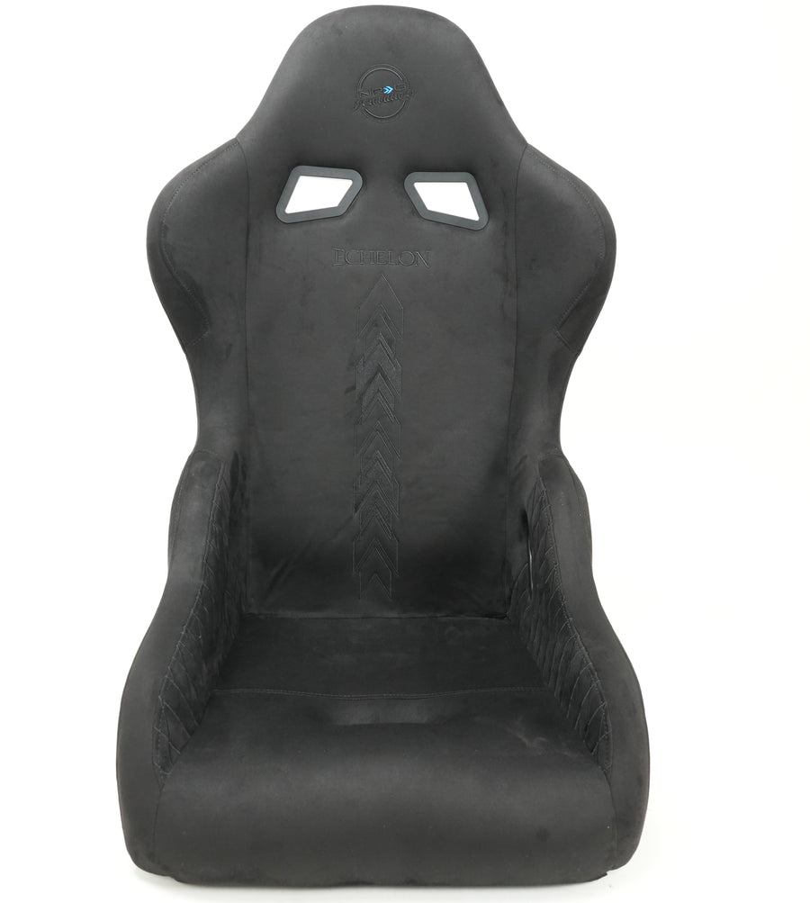 NRG Large Echelon Light Weight FRP Bucket Seat (Black Stitching w/ NRG Arrow Embroidery) - Universal