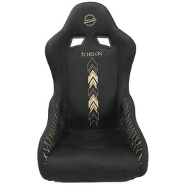 NRG FRP Large Echelon Light Weight Bucket Seat w/ Gold Stitching - Universal