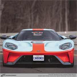 Carbonio No-Drill Front License Plate Mount - Ford GT 2017-2022