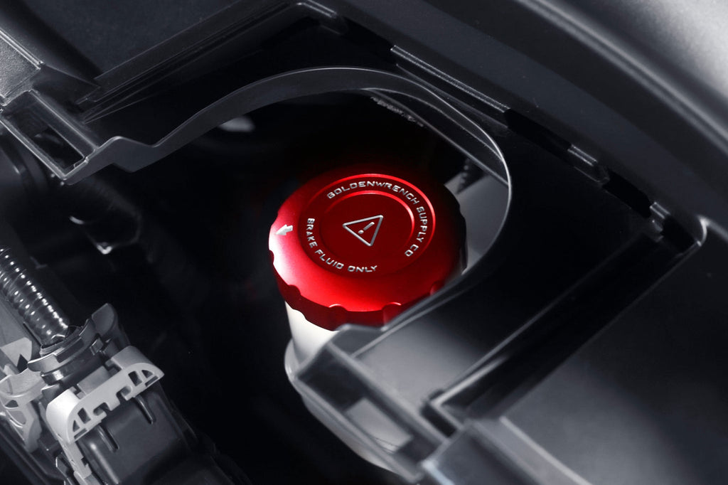 Goldenwrench Blackline Performance Billet Edition Red Cap Set - Toyota GR Corolla (E210) 2023+