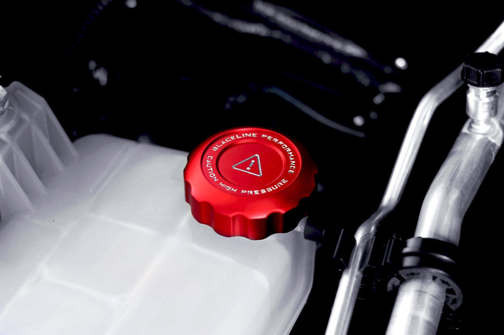 Goldenwrench Blackline Performance Billet Edition Red Cap Set - Toyota GR Corolla (E210) 2023+