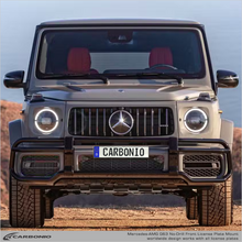 Load image into Gallery viewer, Carbonio No-Drill Front License Plate Mount - Mercedes G63 AMG 2019-2027