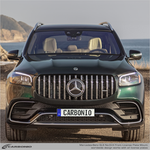 Load image into Gallery viewer, Carbonio No-Drill Front License Plate Mount - Mercedes GLS63 AMG 2021-2027