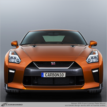 Load image into Gallery viewer, Carbonio No-Drill Front License Plate Mount - Nissan GT-R (R35) 2009-2025