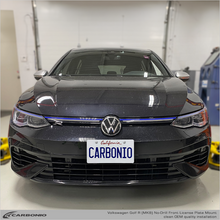 Load image into Gallery viewer, Carbonio No-Drill Front License Plate Mount - Volkswagen Golf R 2022-2024