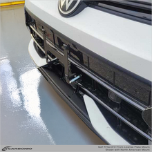 Load image into Gallery viewer, Carbonio No-Drill Front License Plate Mount - Volkswagen Golf R 2025-2027