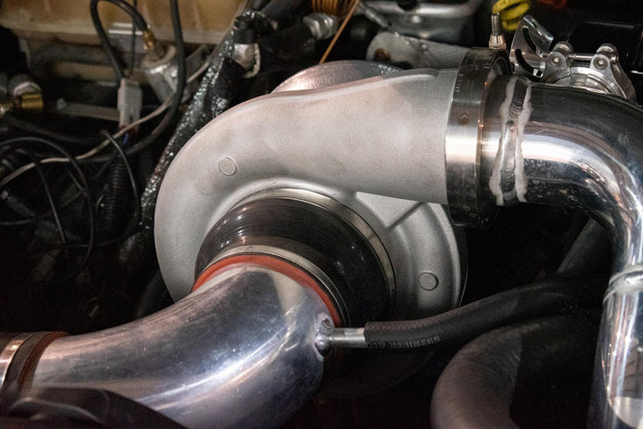 Forced Performance HD7582 S400X Street Turbocharger (T4 Divided 1.10 A/R Turbine Housing) - Universal