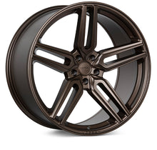 Load image into Gallery viewer, Vossen HF-1 Hybrid Forged Super Deep Satin Bronze Wheel - 5x120 22x11 +19