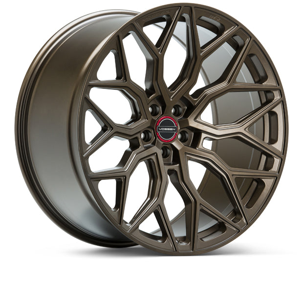 Vossen HF-2 Hybrid Forged Flat Satin Bronze Wheel - 5x130 22x9.5 +55