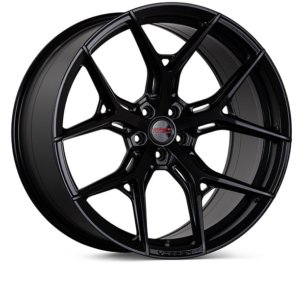 Vossen HF5 Hybrid Forged Satin Black Super Deep Wheel - 5x112 22x12 +30
