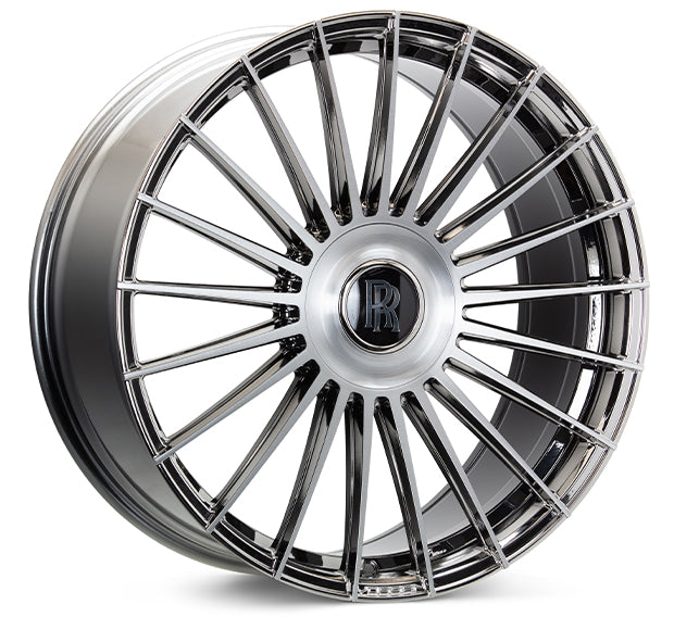 Vossen HF-8 Hybrid Forged Deep EMC Polished / Brushed Wheel - 5x112 24x10 +5