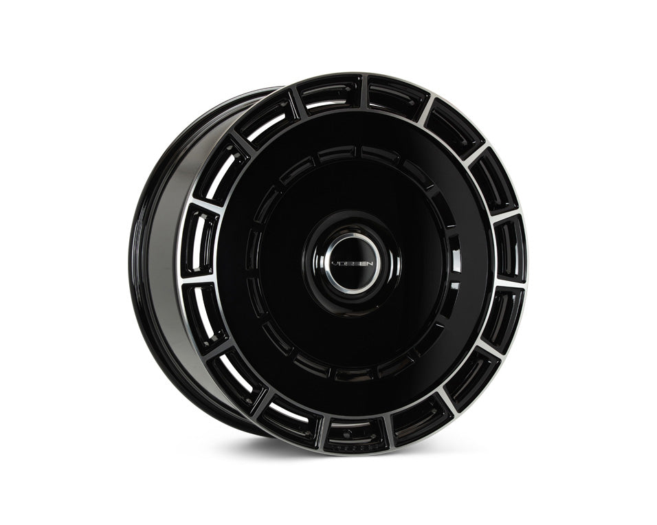 Vossen HF-9 Hybrid Forged Deep Gloss Black Polished Wheel - 5x112 22x11 +30