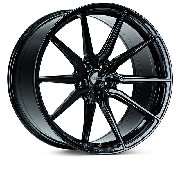 Vossen HF-3 Hybrid Forged Flat Gloss Black Wheel - 5x108 22x9 +38