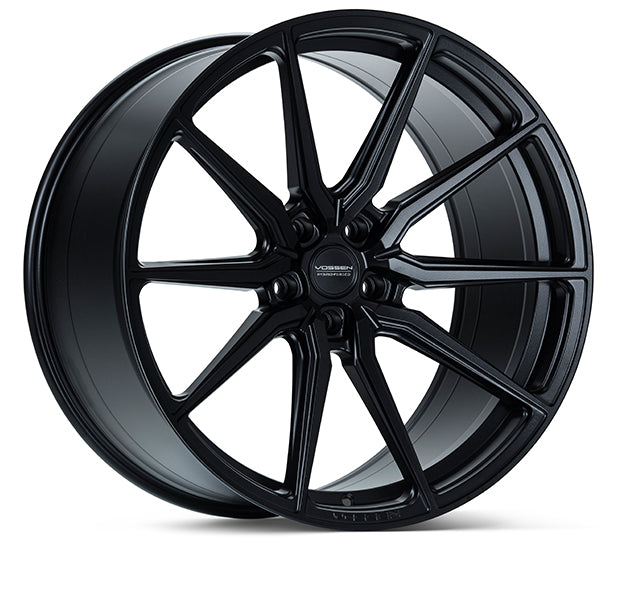 Vossen HF-3 Hybrid Forged Super Deep Satin Black Wheel - 5x127 22x11 -6