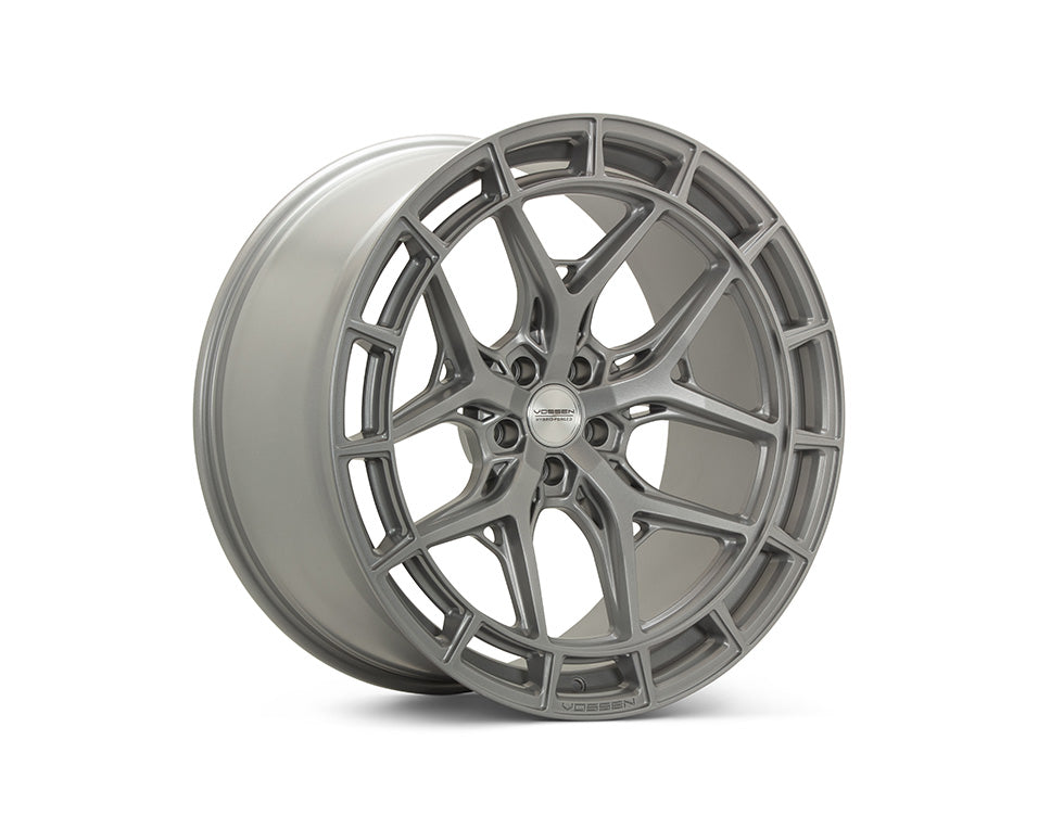 Vossen HFX-1 Hybrid Forged X Deep Satin Silver Wheel - 5x112 21x11.5 +10