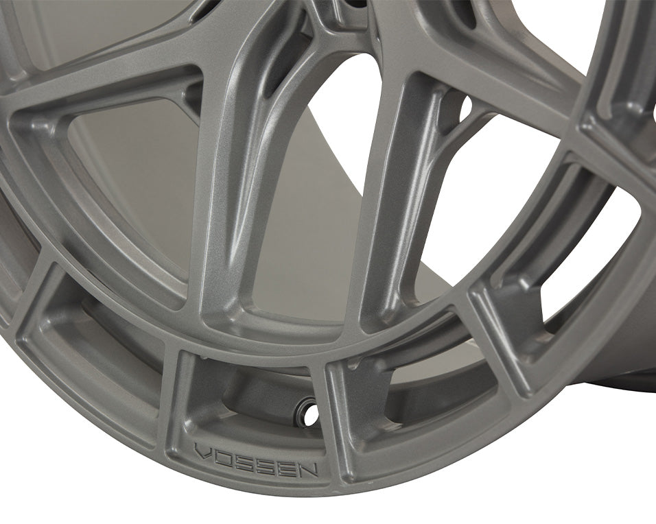 Vossen HFX-1 Hybrid Forged X Deep Satin Silver Wheel - 5x112 21x11.5 +10