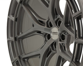 Vossen HFX-1 Hybrid Forged X Deep Satin Silver Wheel - 5x112 20x10.5 +9 -