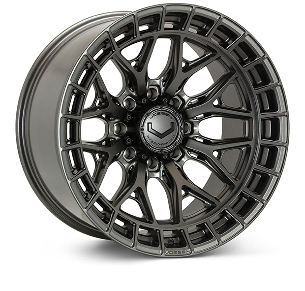 Vossen HFX-1 Hybrid Forged X Deep Matte Gunmetal Wheel - 8x180 20x9 +0