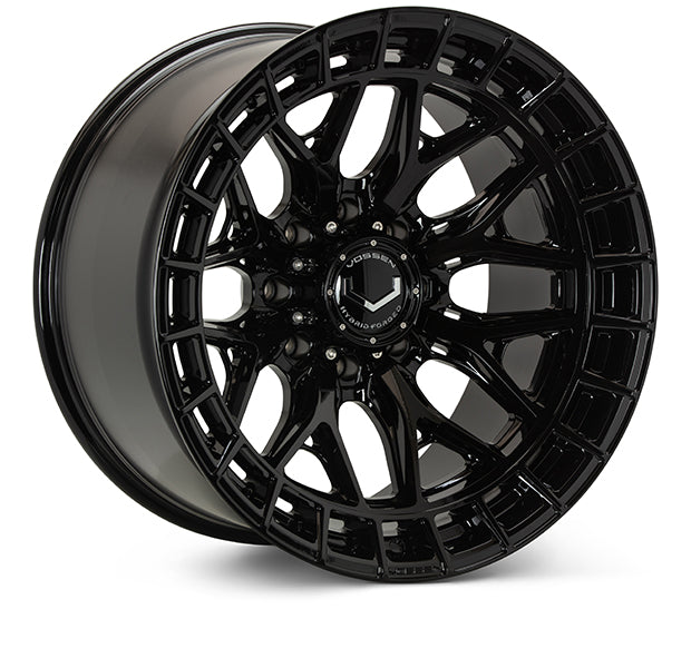 Vossen HFX-1 Hybrid Forged X Deep Gloss Black Wheel - 8x180 20x9 +0