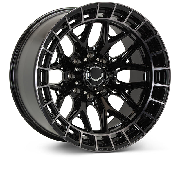 Vossen HFX-1 Hybrid Forged X Deep Tinted Gloss Black Wheel - 8x170 20x9 +18