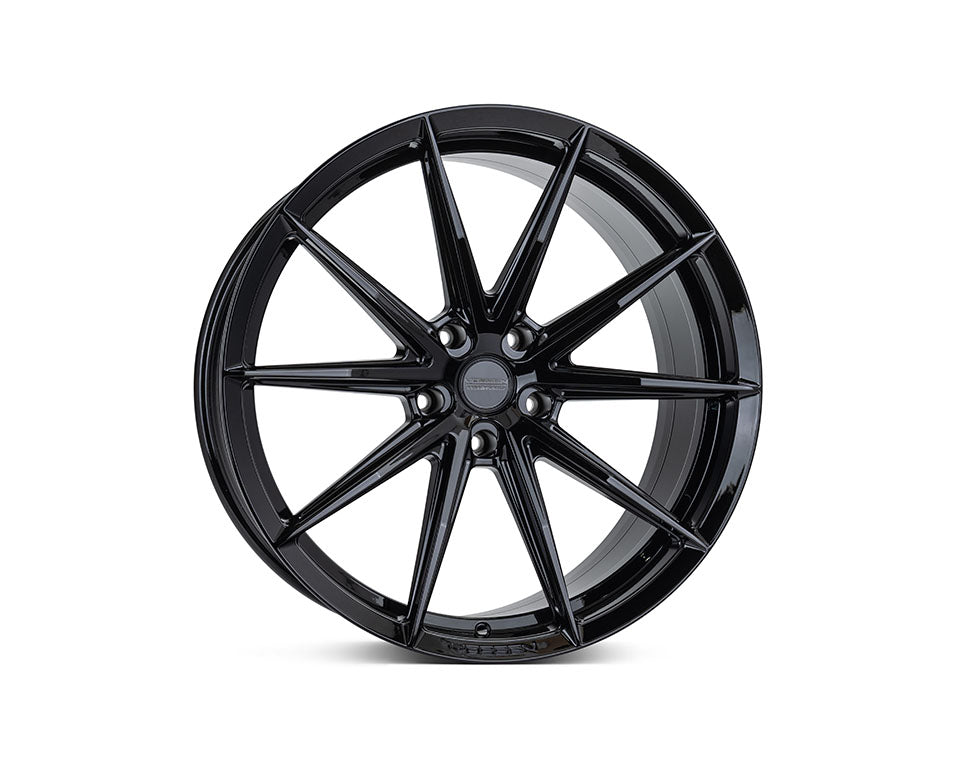 Vossen HFX-2 Hybrid Forged X Deep Gloss Black Wheel - 5x112 20x10.5 +25