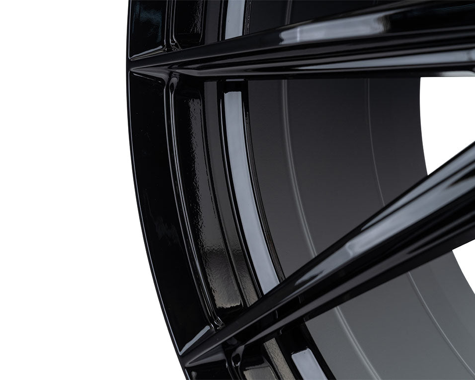 Vossen HFX-2 Hybrid Forged X Deep Gloss Black Wheel - 5x120 20x10.5 +38