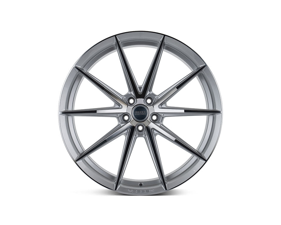 Vossen HFX-2 Hybrid Forged X Deep Silver Polished Wheel - 5x120.65 19x10 +28